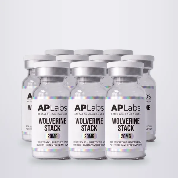 Wolverine Stack 20mg, pack de 10 viales